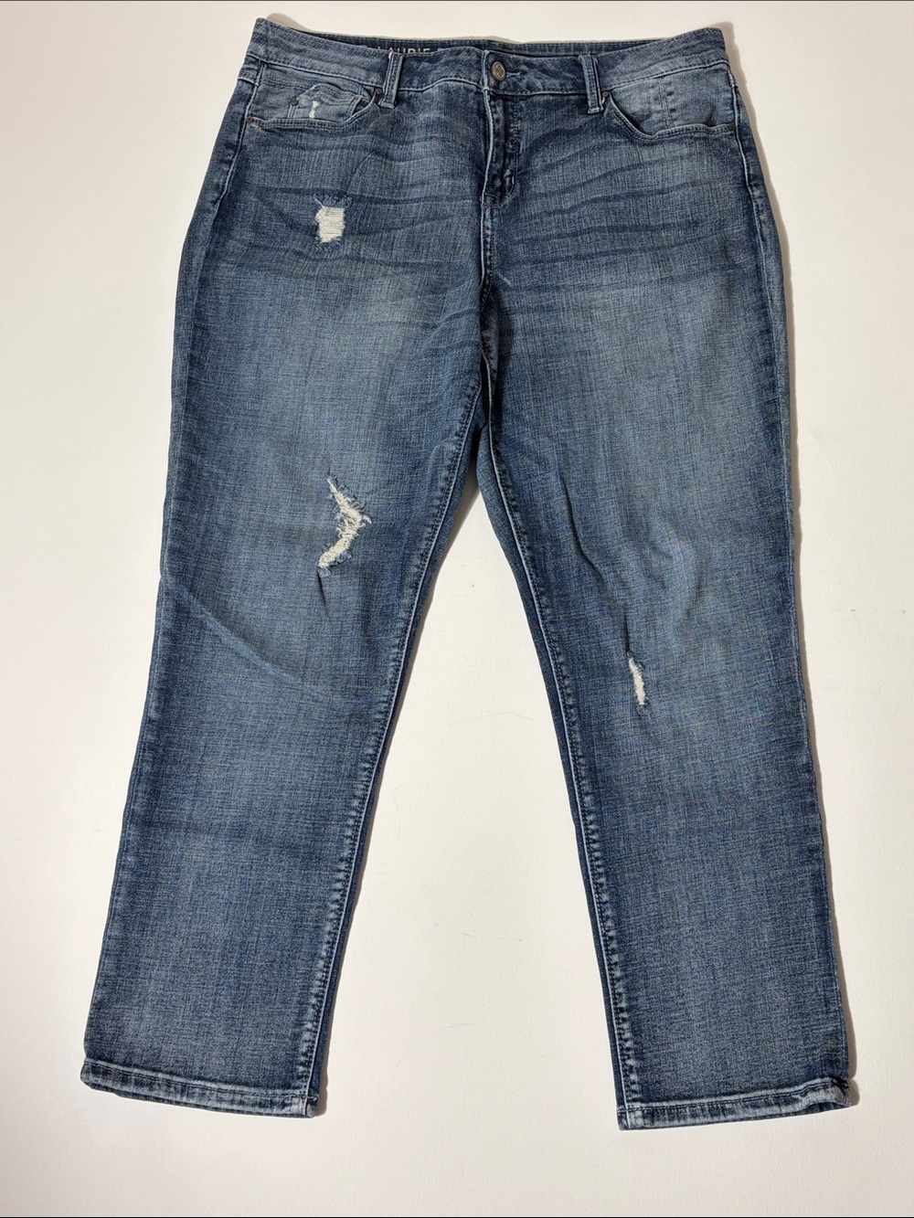 Laurie Felt Classic Weekender Crop Jeans Women’s Size 12 Stretch Denim